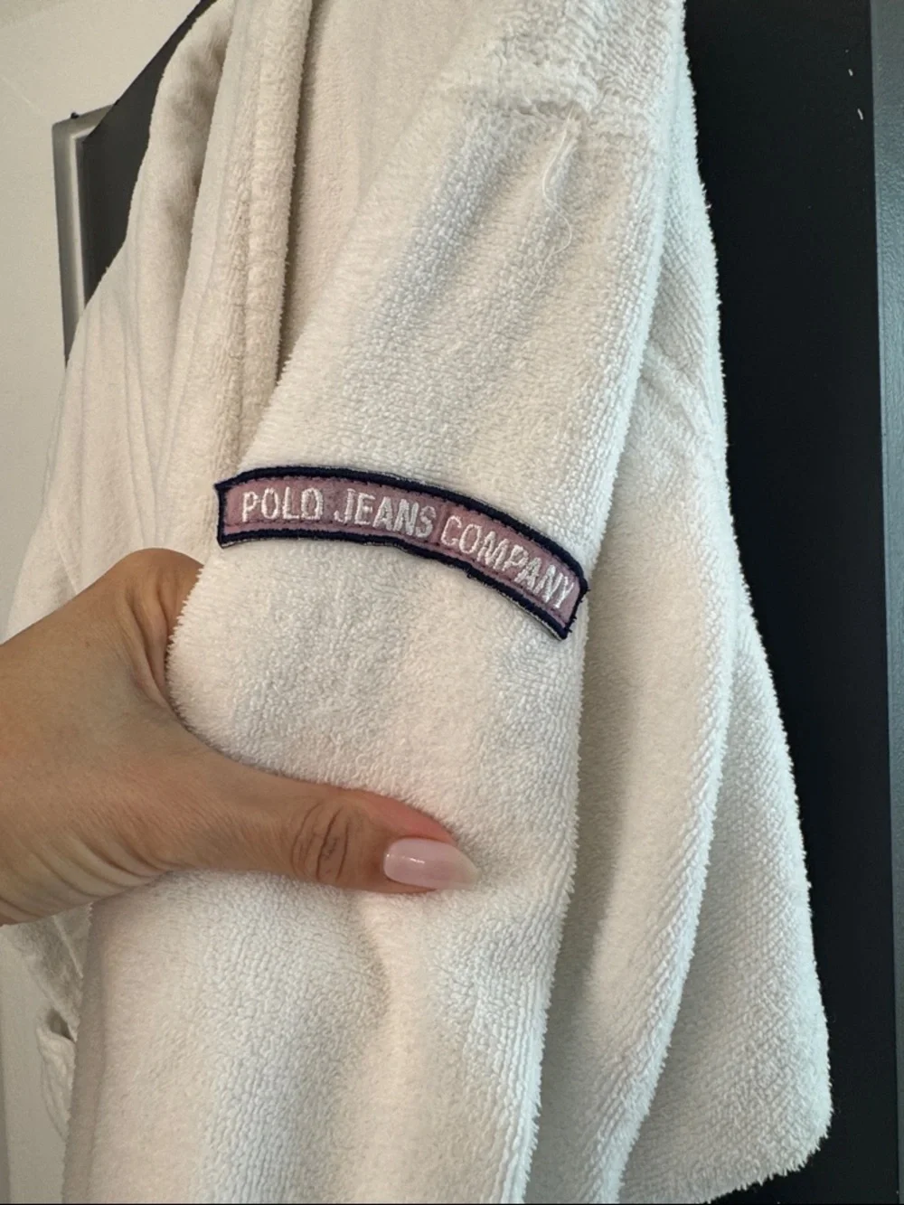 Polo by Ralph Lauren White Plush Robe